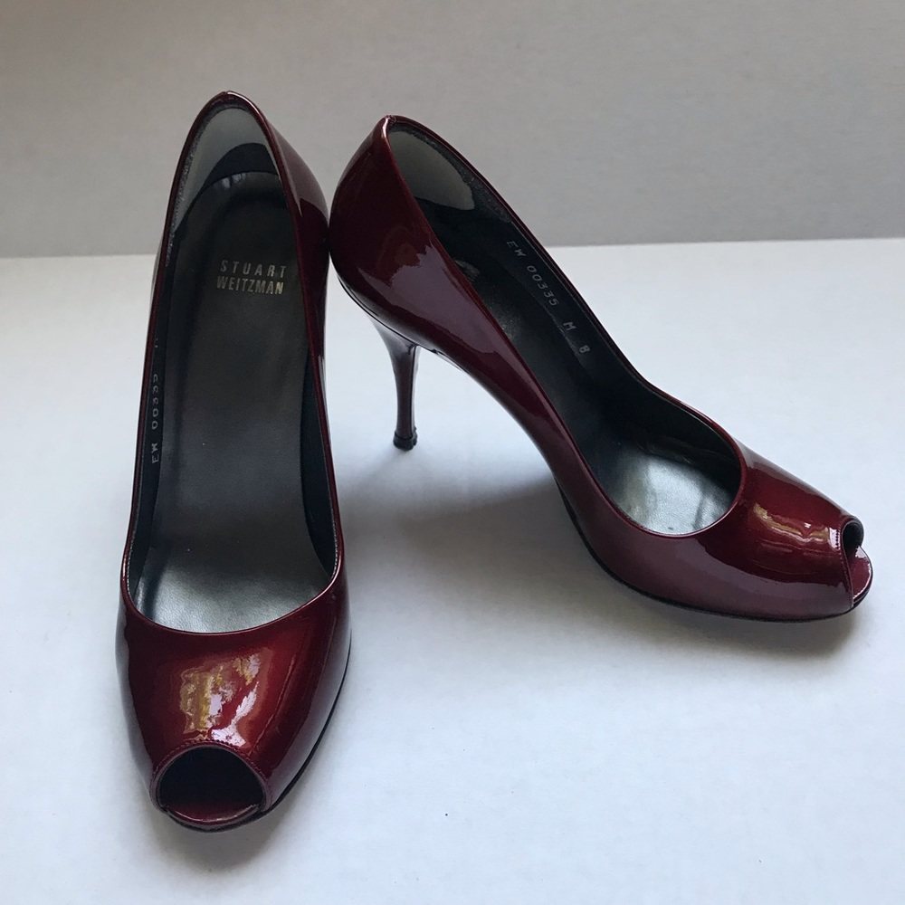 Stuart Weitzman Peep Toe Heels